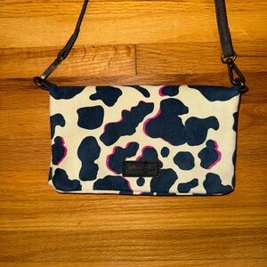 Wrangler Black and Pink Patterned Women's Bag